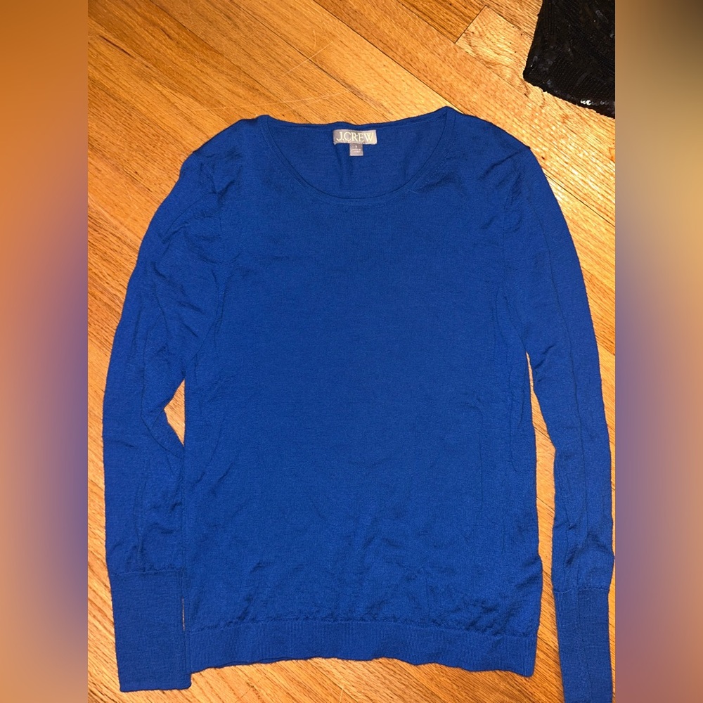 Blue Jcrew Sweater